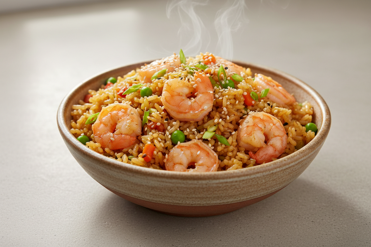 Plant‑Based Shrimp Fried Rice — Easy, Savory & Ready in 20 Minutes
