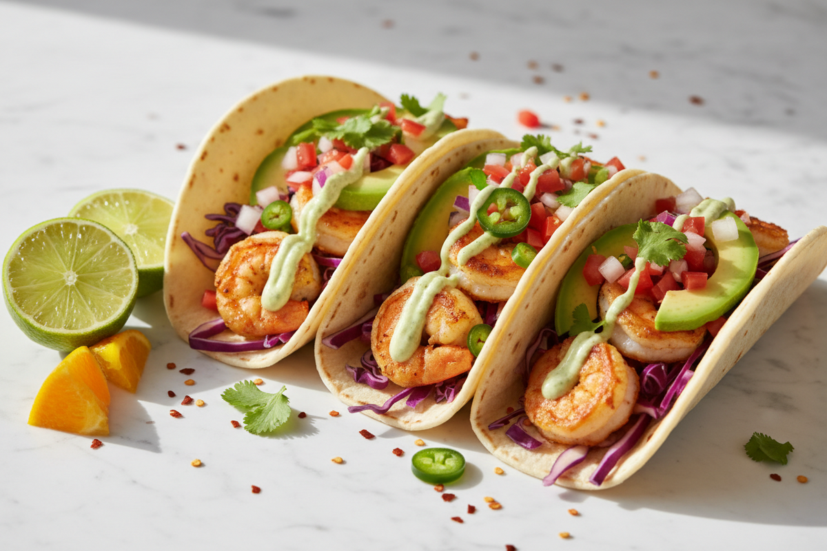 Zesty Plant‑Based Shrimp Tacos — Fresh, Flavor‑Packed & Easy to Make