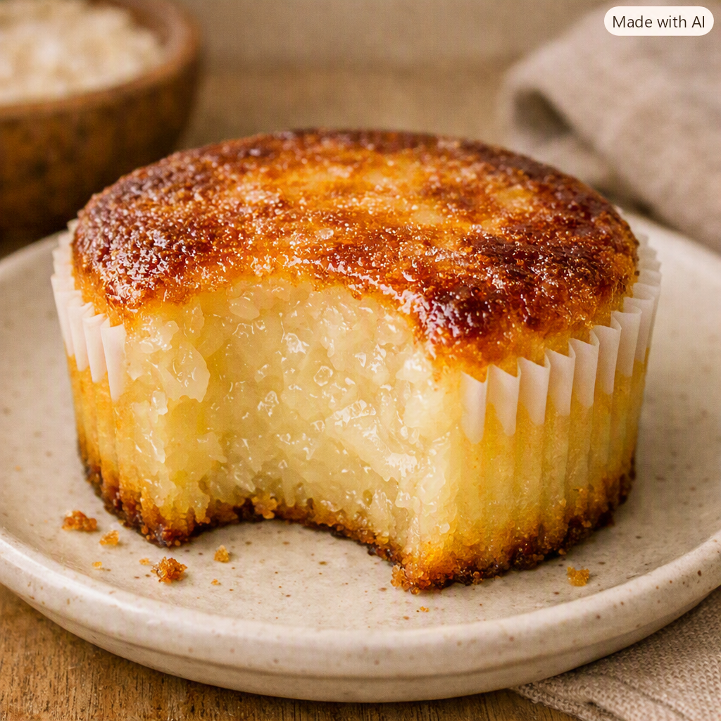 Baked Cassava Cake: Traditional Cassava Dessert Cake