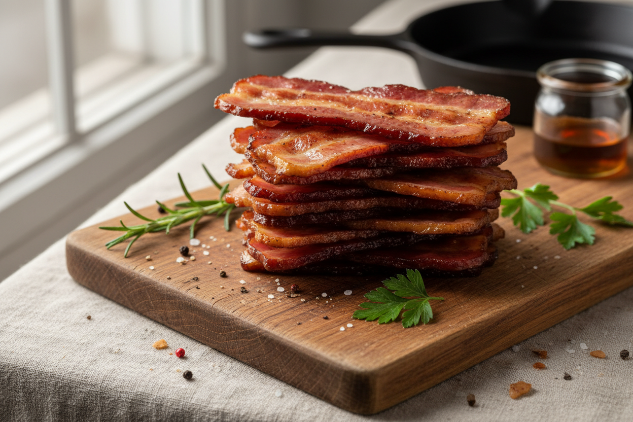 Bacon: Frozen Plant-Based Bacon Strips