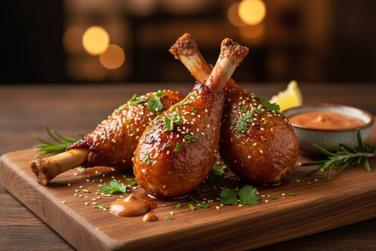 Drumsticks: Frozen Plant‑Based Drumsticks with Sugarcane Bone - High Protein